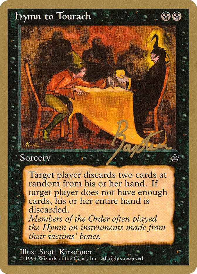 Hymn to Tourach (Table) (George Baxter) [Pro Tour Collector Set] | Mega City Incorporated