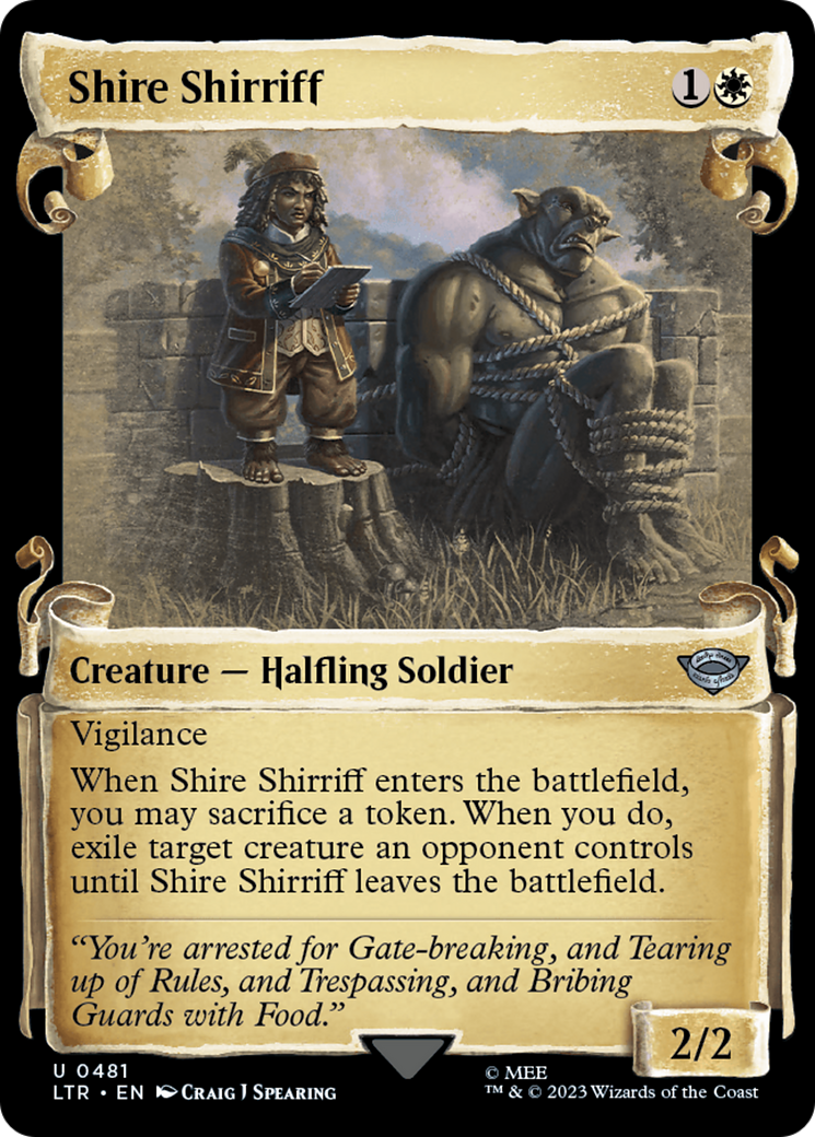 Shire Shirriff [The Lord of the Rings: Tales of Middle-Earth Showcase Scrolls] | Mega City Incorporated