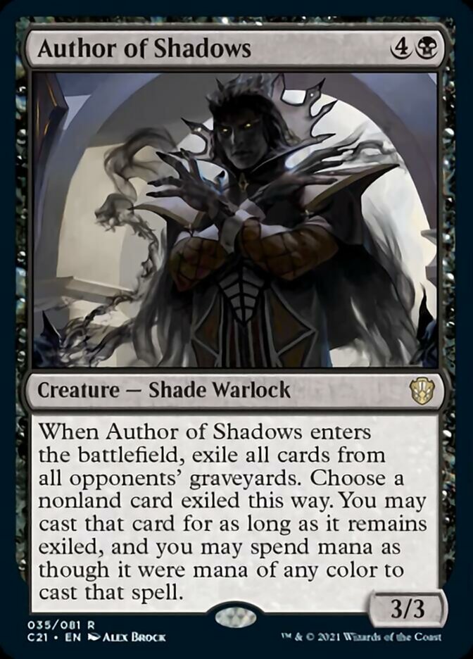Author of Shadows  [Commander 2021] | Mega City Incorporated