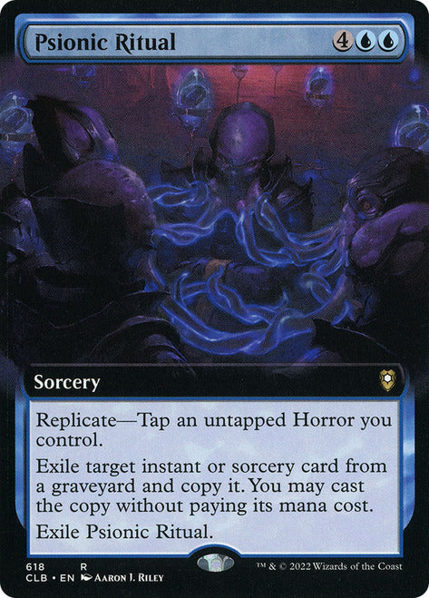 Psionic Ritual (Extended Art) [Commander Legends: Battle for Baldur's Gate] | Mega City Incorporated