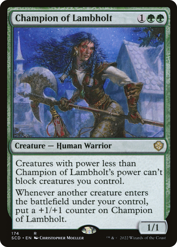 Champion of Lambholt [Starter Commander Decks] | Mega City Incorporated