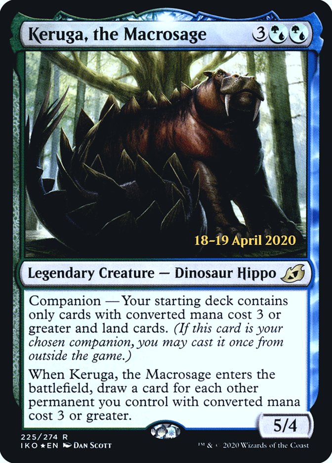 Keruga, the Macrosage  [Ikoria: Lair of Behemoths Prerelease Promos] | Mega City Incorporated