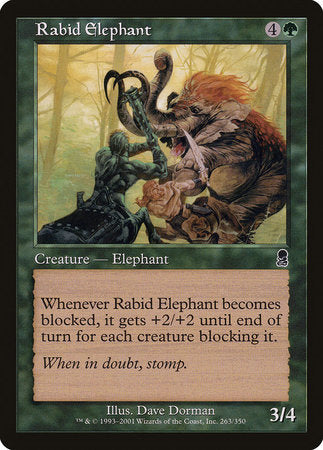 Rabid Elephant [Odyssey] | Mega City Incorporated