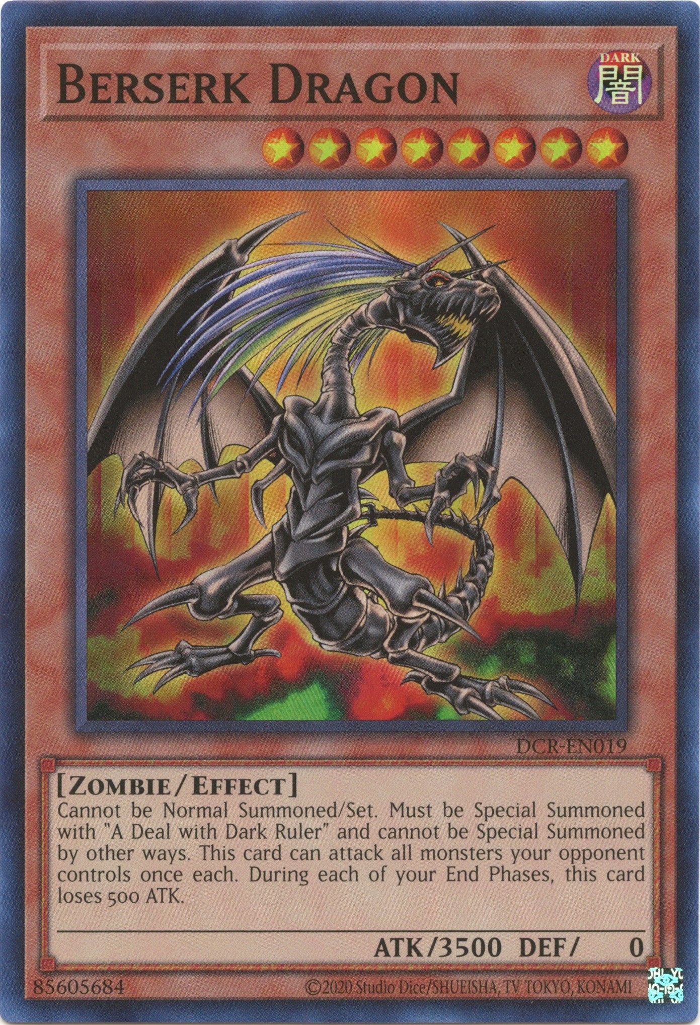 Berserk Dragon (25th Anniversary) [DCR-EN019] Super Rare | Mega City Incorporated