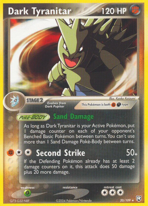 Dark Tyranitar (20/109) (Theme Deck Exclusive) [EX: Team Rocket Returns] | Mega City Incorporated