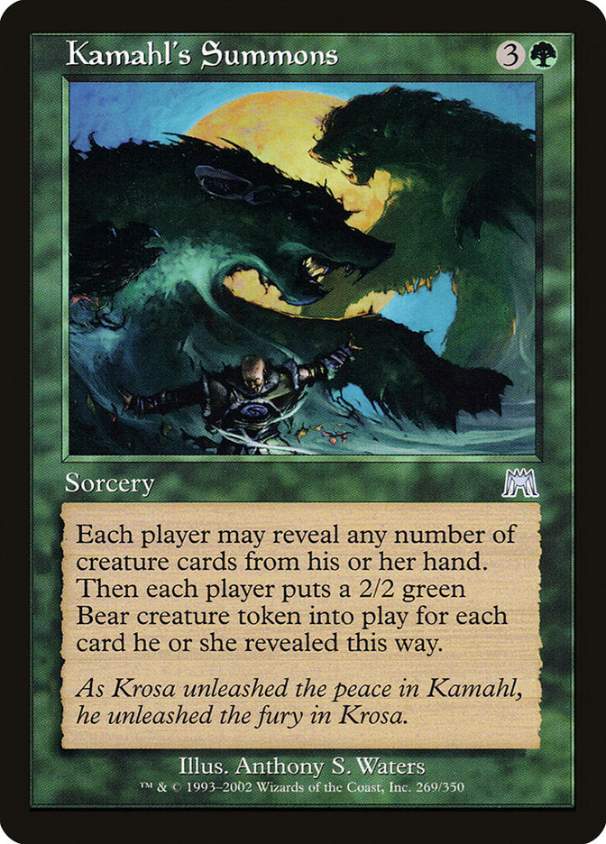 Kamahl's Summons [Onslaught] | Mega City Incorporated