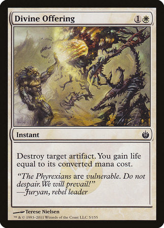 Divine Offering [Mirrodin Besieged] | Mega City Incorporated