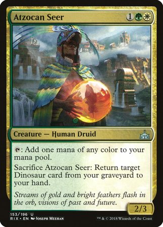 Atzocan Seer [Rivals of Ixalan] | Mega City Incorporated