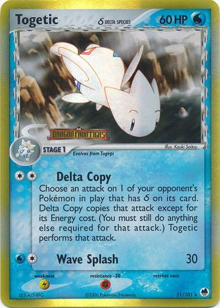 Togetic (11/101) (Delta Species) (Stamped) [EX: Dragon Frontiers] | Mega City Incorporated