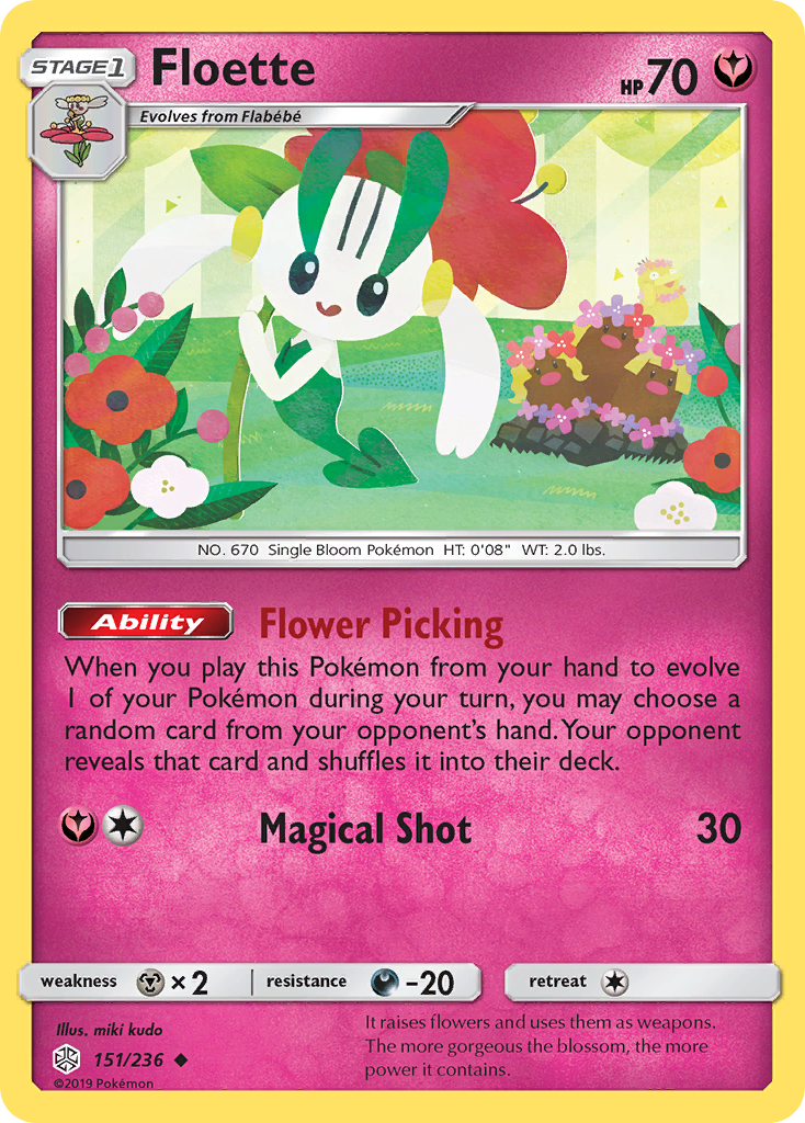 Floette (151/236) [Sun & Moon: Cosmic Eclipse] | Mega City Incorporated