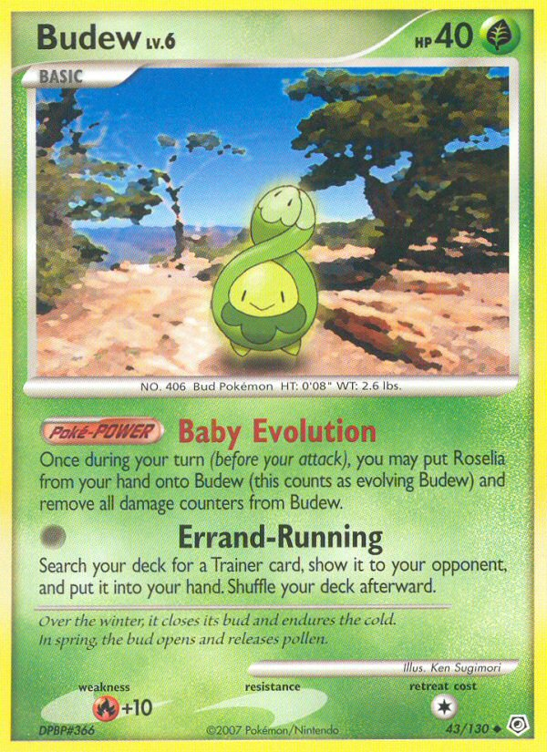 Budew (43/130) [Diamond & Pearl: Base Set] | Mega City Incorporated