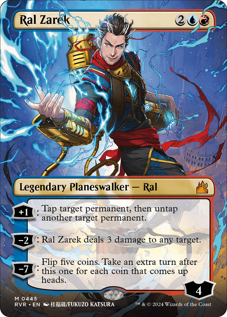 Ral Zarek (Anime Borderless) [Ravnica Remastered] | Mega City Incorporated