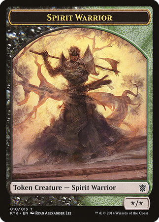 Spirit Warrior Token [Khans of Tarkir Tokens] | Mega City Incorporated