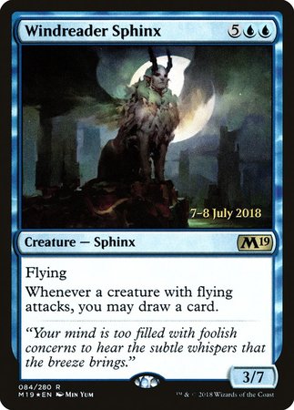 Windreader Sphinx [Core Set 2019 Promos] | Mega City Incorporated