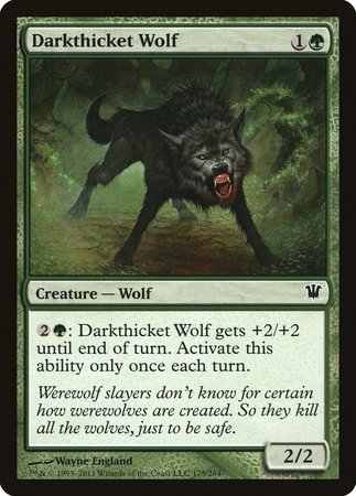 Darkthicket Wolf [Innistrad] | Mega City Incorporated