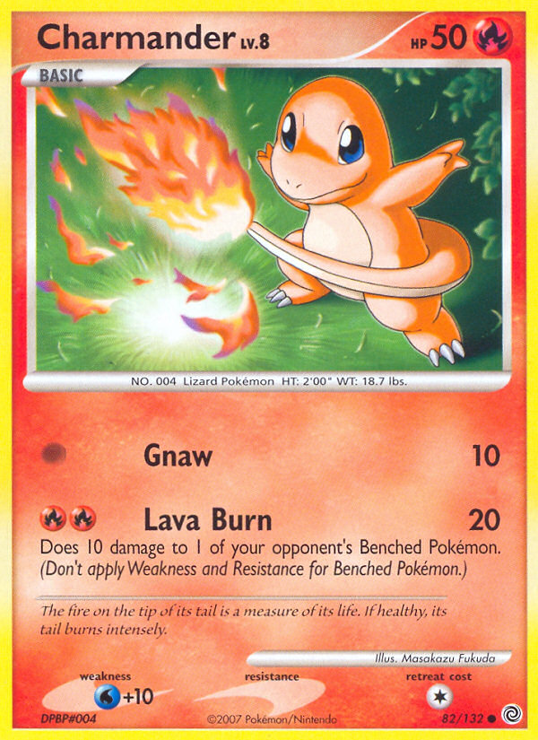 Charmander (82/132) [Diamond & Pearl: Secret Wonders] | Mega City Incorporated