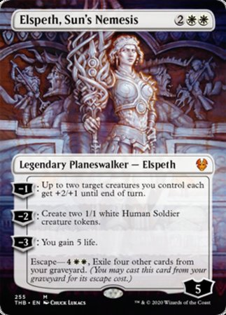 Elspeth, Sun's Nemesis (Borderless) [Theros Beyond Death] | Mega City Incorporated