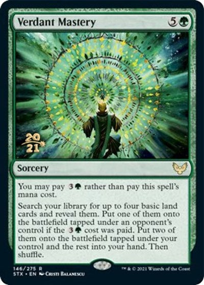 Verdant Mastery [Strixhaven: School of Mages Prerelease Promos] | Mega City Incorporated