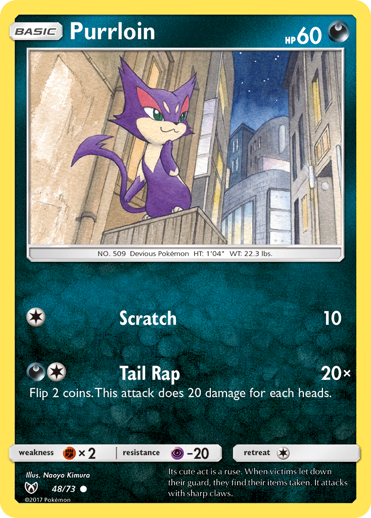 Purrloin (48/73) [Sun & Moon: Shining Legends] | Mega City Incorporated