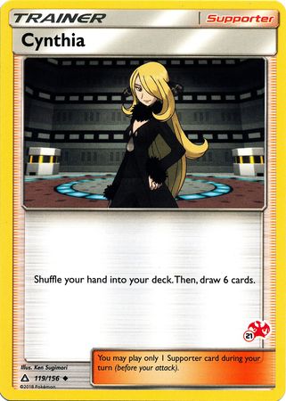 Cynthia (119/156) (Charizard Stamp #21) [Battle Academy 2020] | Mega City Incorporated