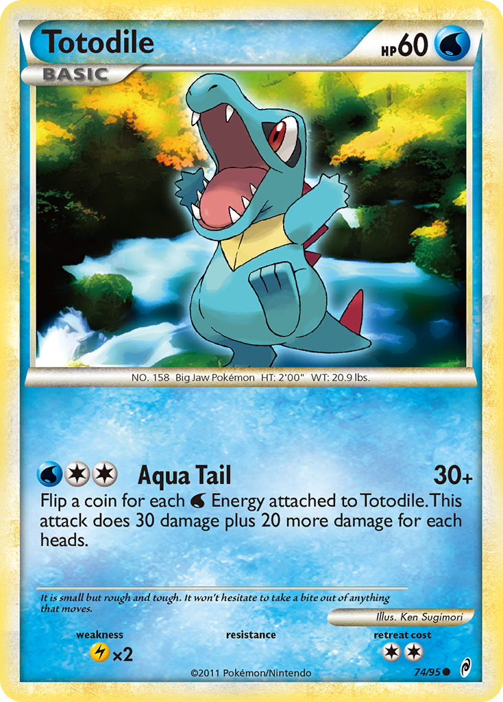 Totodile (74/95) [HeartGold & SoulSilver: Call of Legends] | Mega City Incorporated