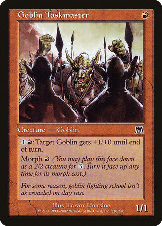 Goblin Taskmaster [Onslaught] | Mega City Incorporated