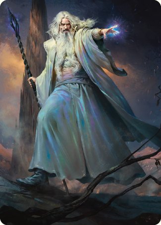 Saruman of Many Colors Art Card [The Lord of the Rings: Tales of Middle-earth Art Series] | Mega City Incorporated