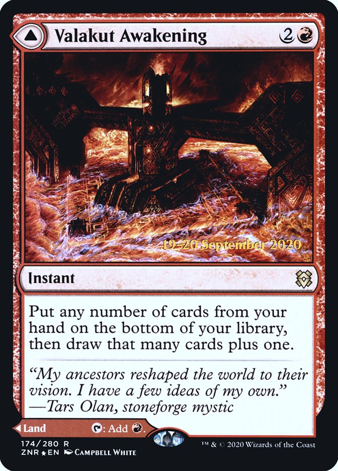 Valakut Awakening // Valakut Stoneforge  [Zendikar Rising Prerelease Promos] | Mega City Incorporated