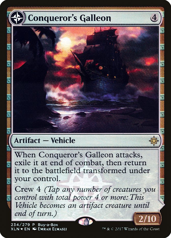 Conqueror's Galleon // Conqueror's Foothold (Buy-A-Box) [Ixalan Treasure Chest] | Mega City Incorporated