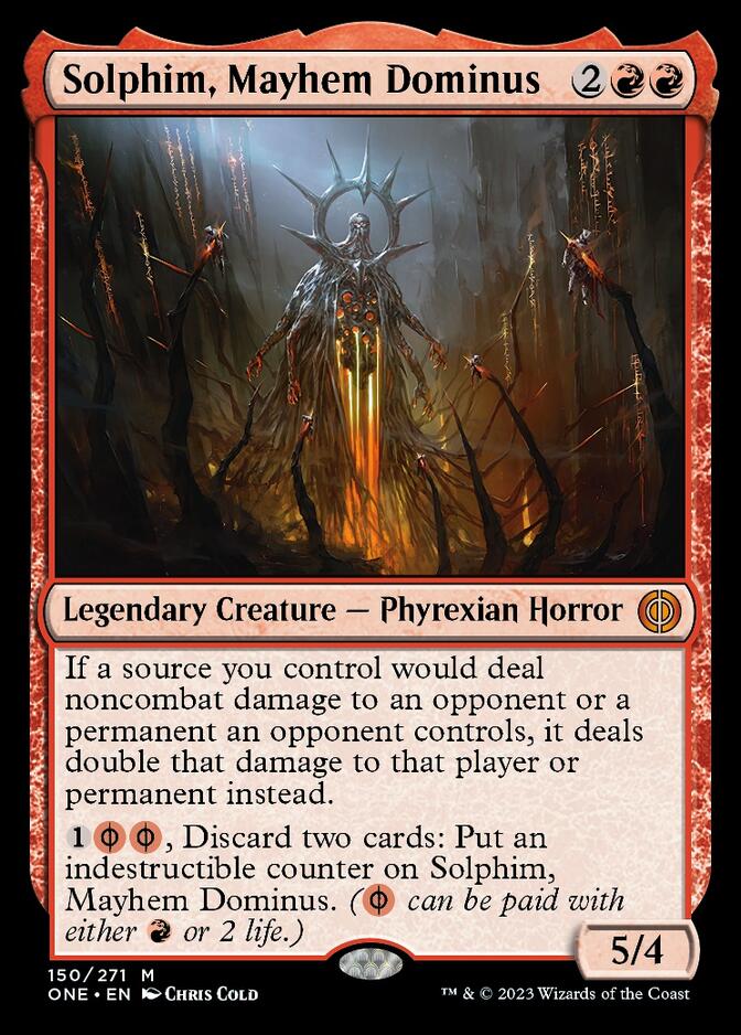 Solphim, Mayhem Dominus [Phyrexia: All Will Be One] | Mega City Incorporated