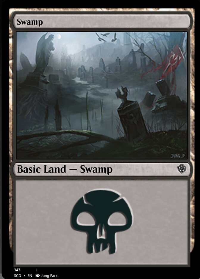 Swamp (343) [Starter Commander Decks] | Mega City Incorporated