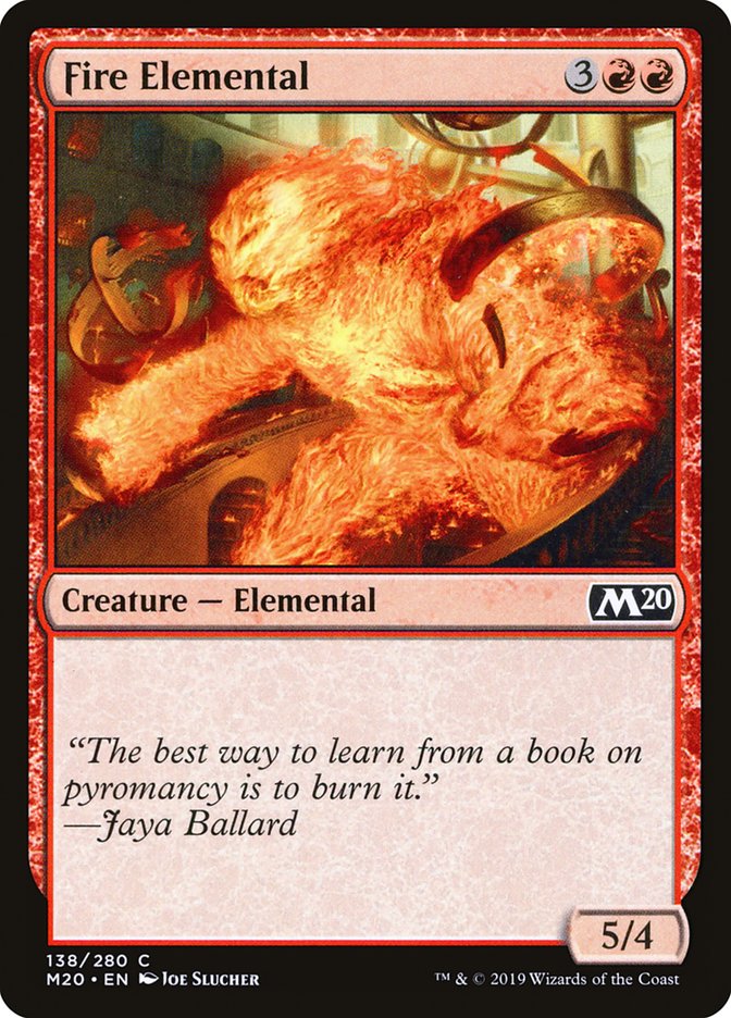 Fire Elemental [Core Set 2020] | Mega City Incorporated