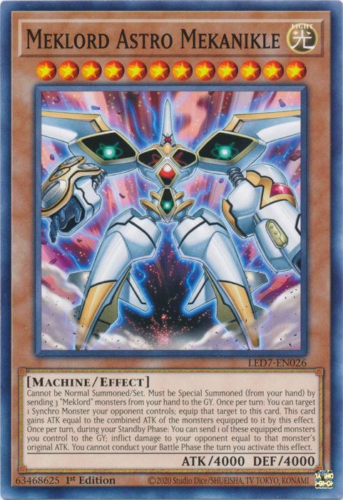 Meklord Astro Mekanikle [LED7-EN026] Common | Mega City Incorporated