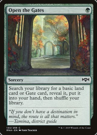 Open the Gates [Ravnica Allegiance] | Mega City Incorporated