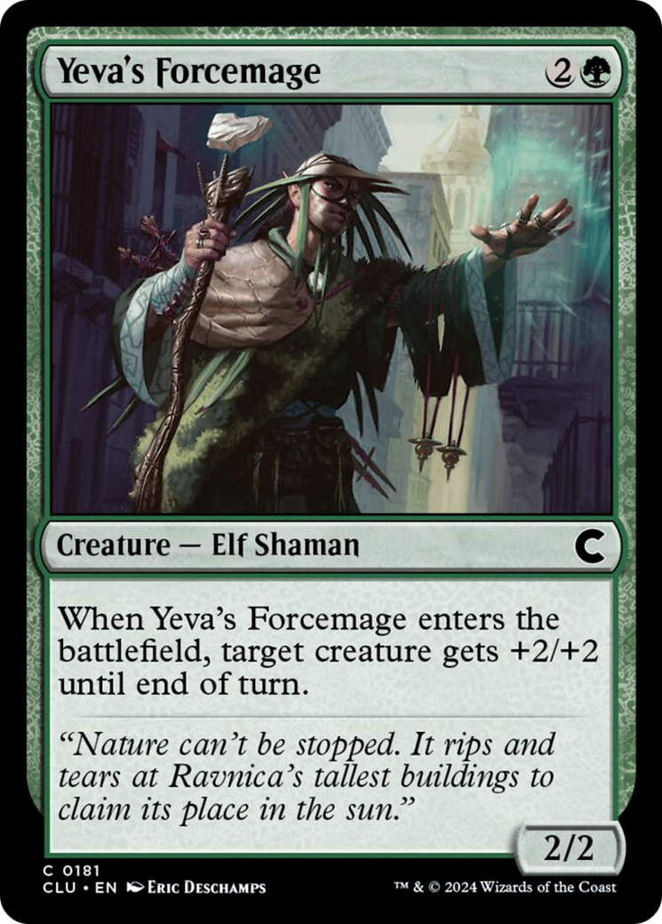 Yeva's Forcemage [Ravnica: Clue Edition] | Mega City Incorporated