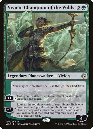 Vivien, Champion of the Wilds [War of the Spark] | Mega City Incorporated