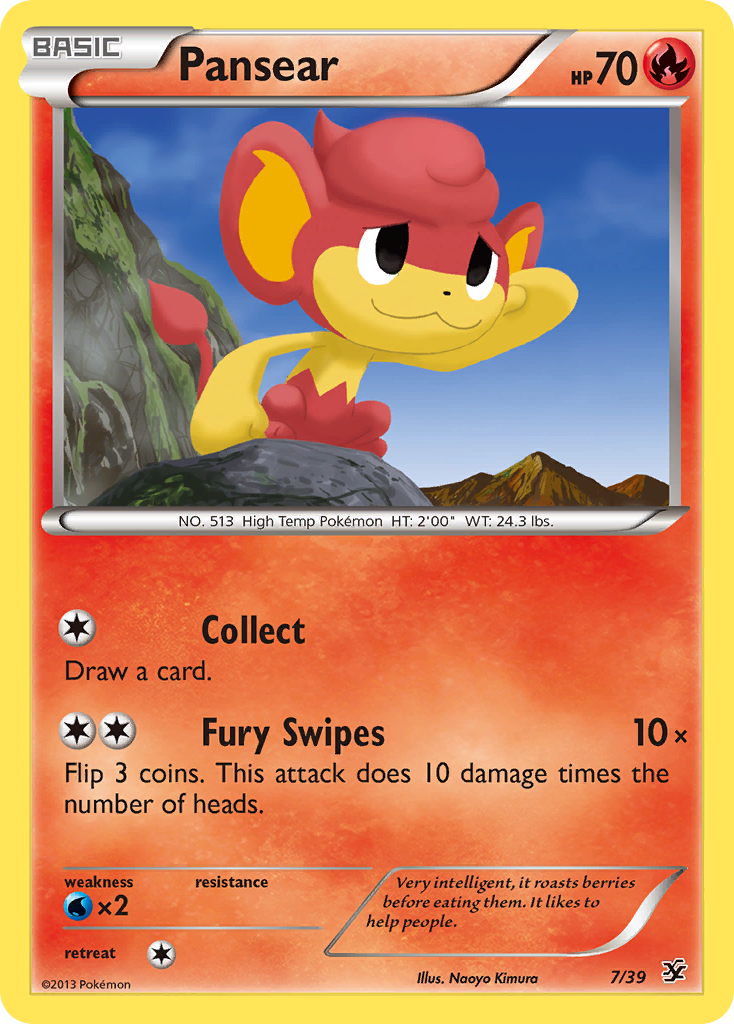 Pansear (7/39) [XY: Kalos Starter Set] | Mega City Incorporated