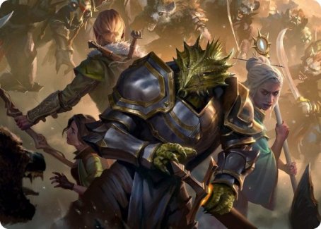 You Come to the Gnoll Camp Art Card [Dungeons & Dragons: Adventures in the Forgotten Realms Art Series] | Mega City Incorporated