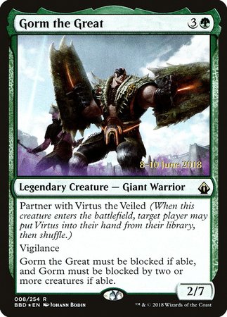 Gorm the Great [Battlebond Promos] | Mega City Incorporated