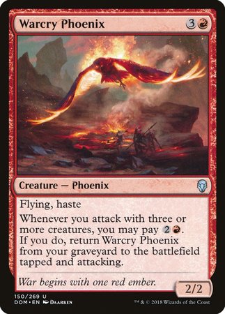 Warcry Phoenix [Dominaria] | Mega City Incorporated