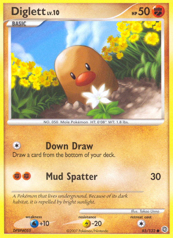 Diglett (85/132) [Diamond & Pearl: Secret Wonders] | Mega City Incorporated