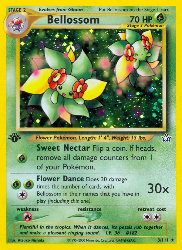 Bellossom (3/111) [Neo Genesis 1st Edition] | Mega City Incorporated