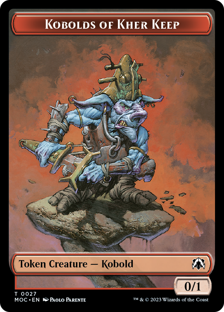 Bird // Kobolds of Kher Keep Double-Sided Token [March of the Machine Commander Tokens] | Mega City Incorporated