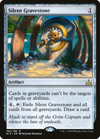 Silent Gravestone [Rivals of Ixalan] | Mega City Incorporated