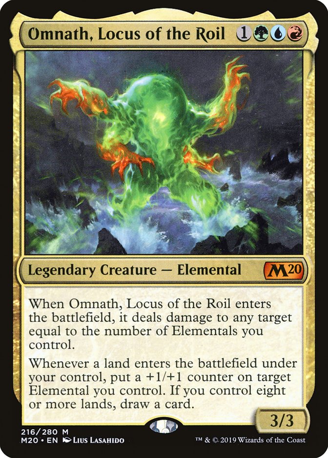 Omnath, Locus of the Roil [Core Set 2020] | Mega City Incorporated