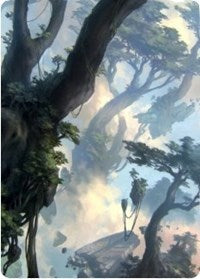 Forest 1 Art Card [Zendikar Rising Art Series] | Mega City Incorporated