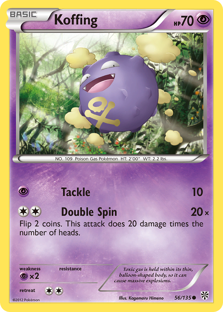 Koffing (56/135) [Black & White: Plasma Storm] | Mega City Incorporated