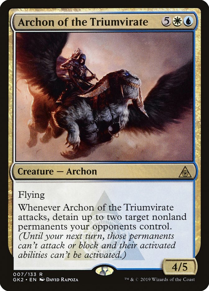 Archon of the Triumvirate [Ravnica Allegiance Guild Kit] | Mega City Incorporated