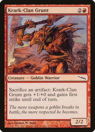 Krark-Clan Grunt [Mirrodin] | Mega City Incorporated