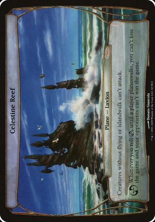 Celestine Reef (Prerelease Promo) [Promotional Planes] | Mega City Incorporated